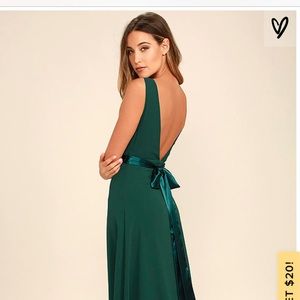 That Special Something Lulus Forest Green Dress